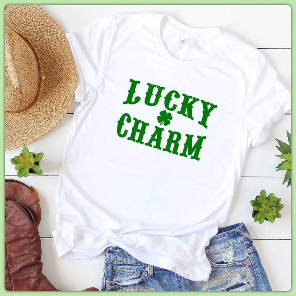 Last day to order!! St. Patty’s Day White T-Shirt - Picture 1 of 4